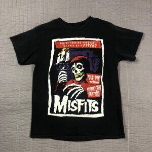 Misfits T Shirt Men Medium Black Graphic Music Concert Tee